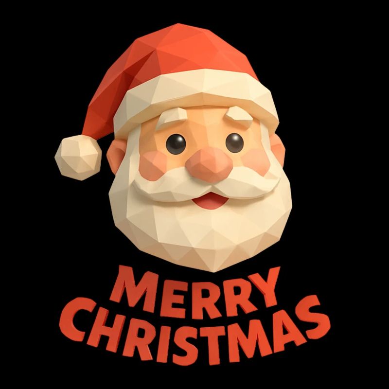 Polygon Père Noël – Joyeux Noël moderne