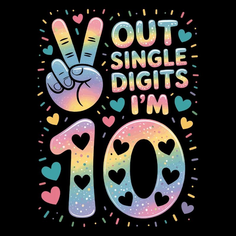 10th Birthday Girl | Double digits fun