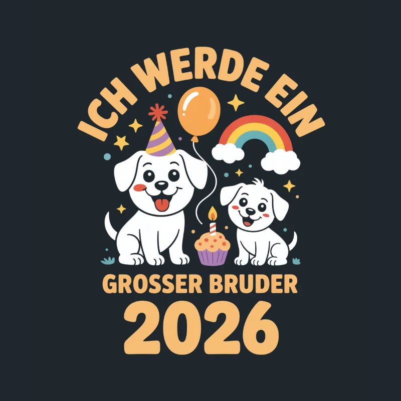 Ich werde ein grosser Bruder 2026 Hund Welpe