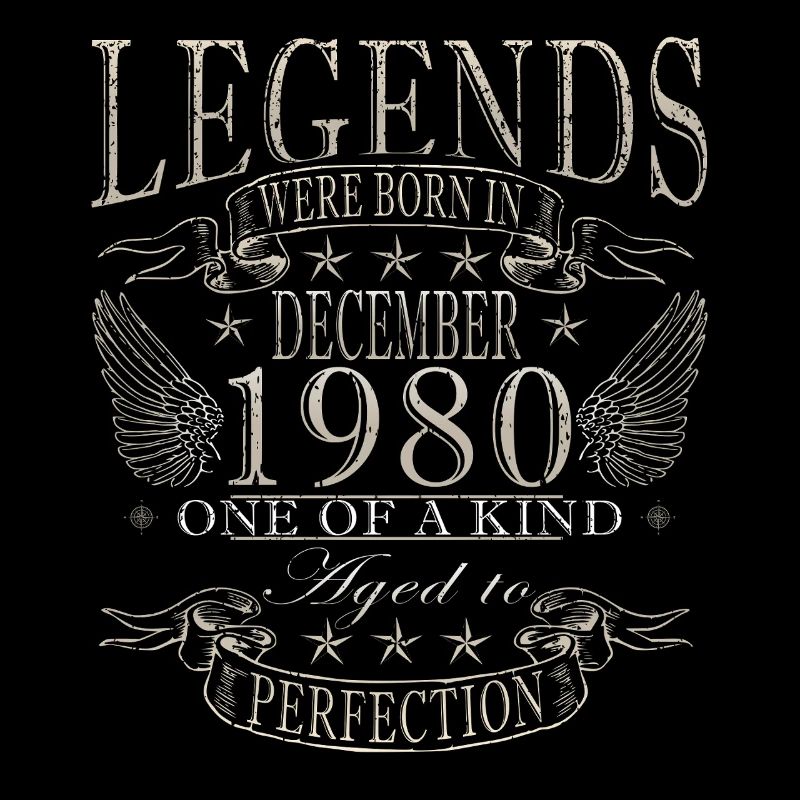 Geburtstag Dezember 1980 Geschenk Dezember 1980