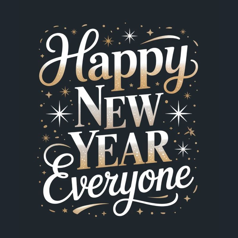 Funkelndes Neujahr