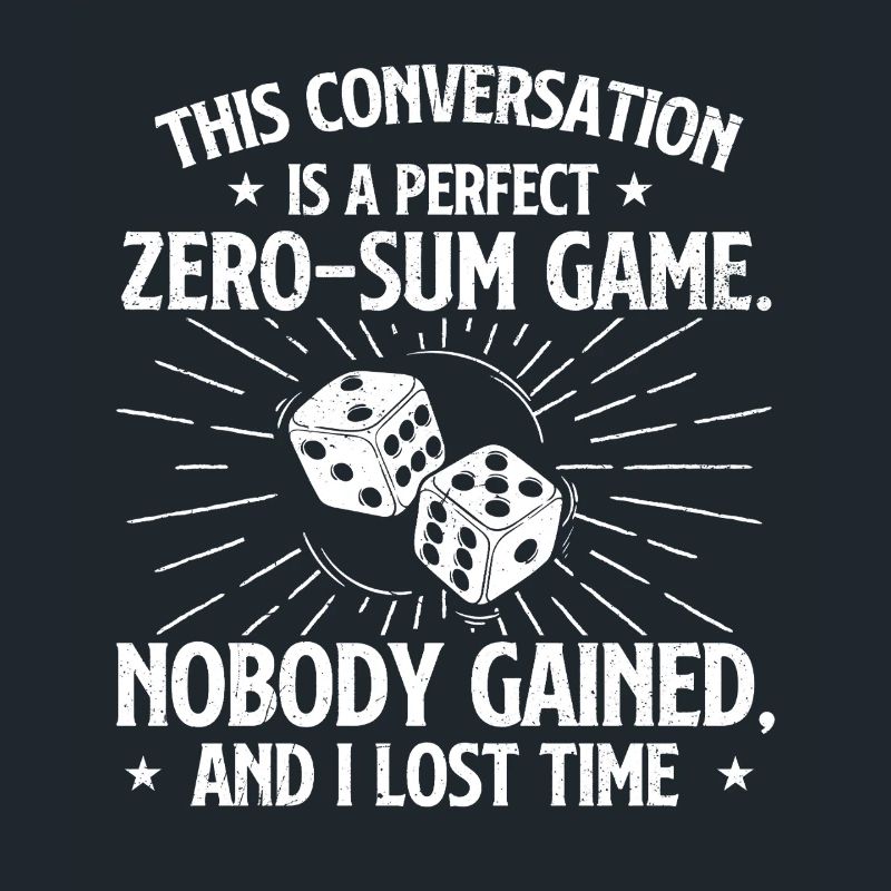 Dieses Gespräch war ein perfektes Nullsummenspiel