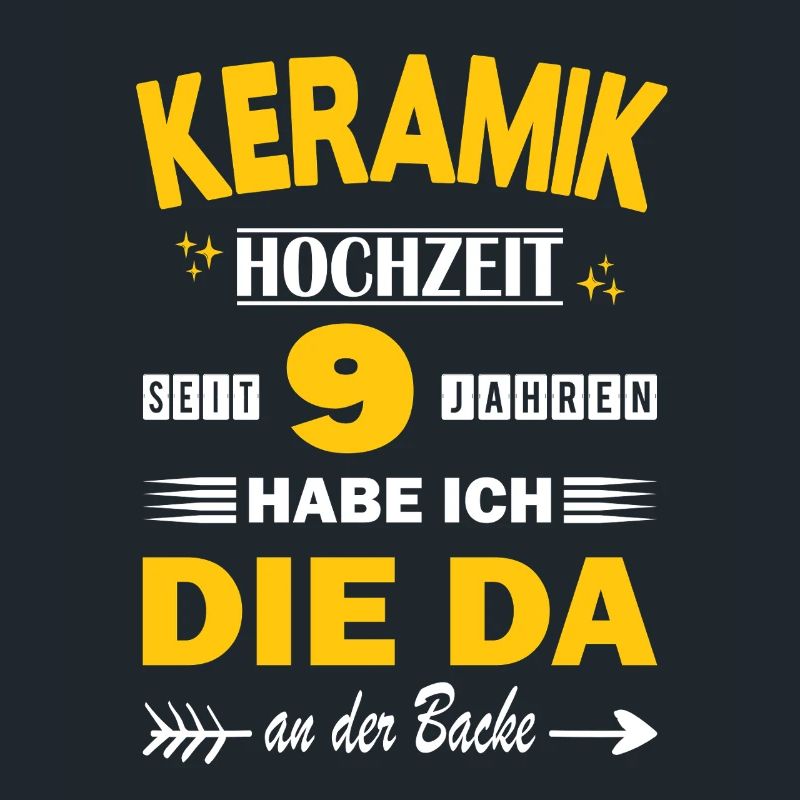 Keramikhochzeit 9 Hochzeitstag Jahrestag Ehemann