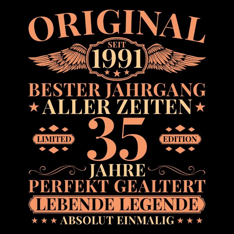 35e anniversaire de Vintage Born Legend 1991