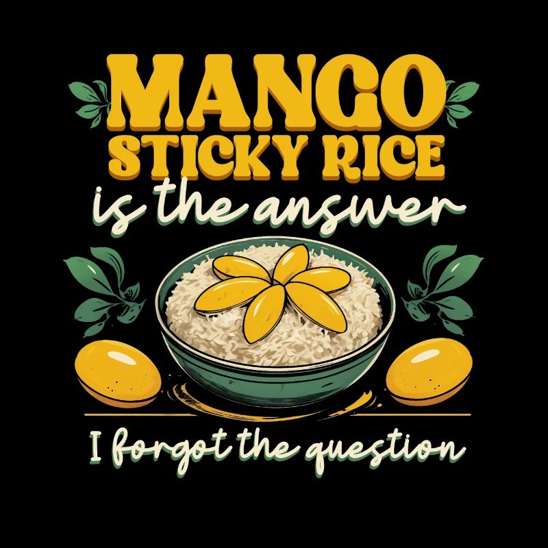 Le riz gluant à la mangue est la solution