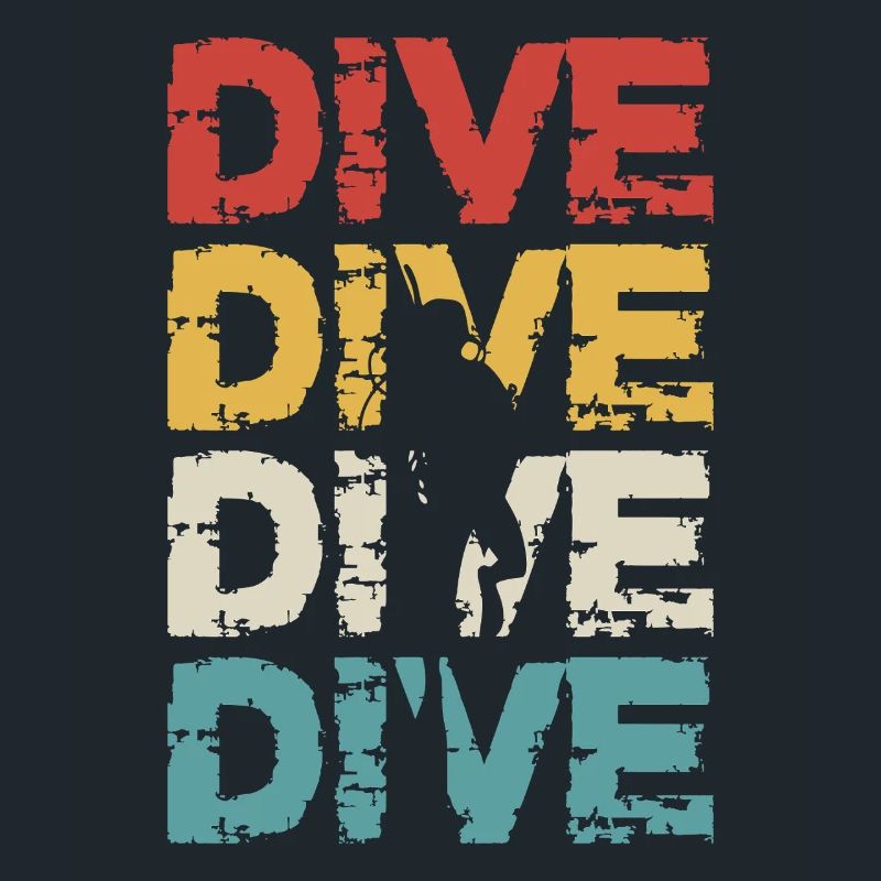 Retro Vintage Diver Design