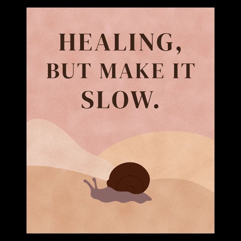 Healing, but make it slow