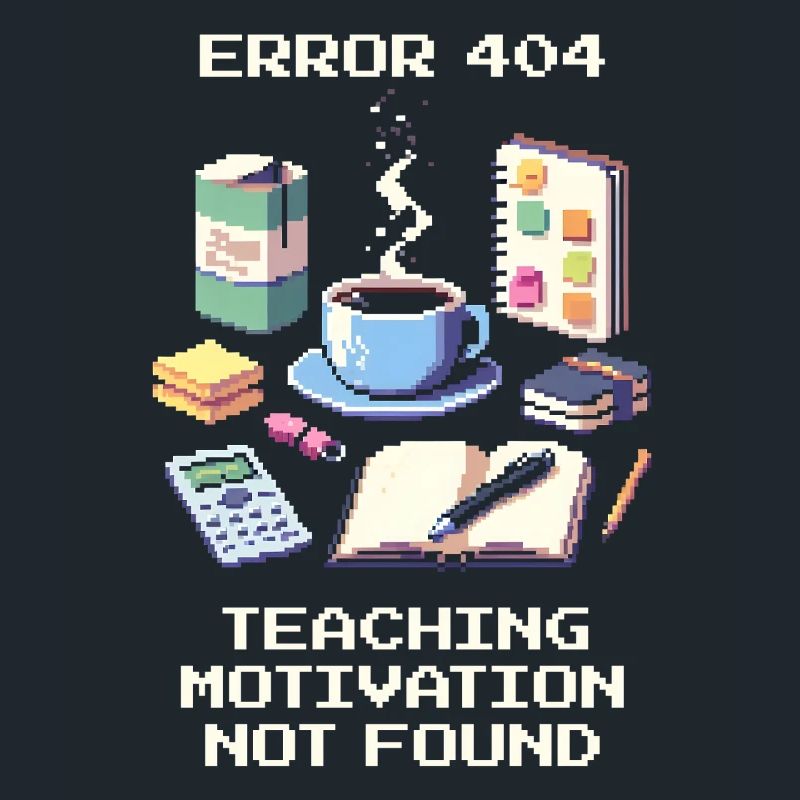 Error 404 Lehrermotivation fehlt | Lehrerhumor