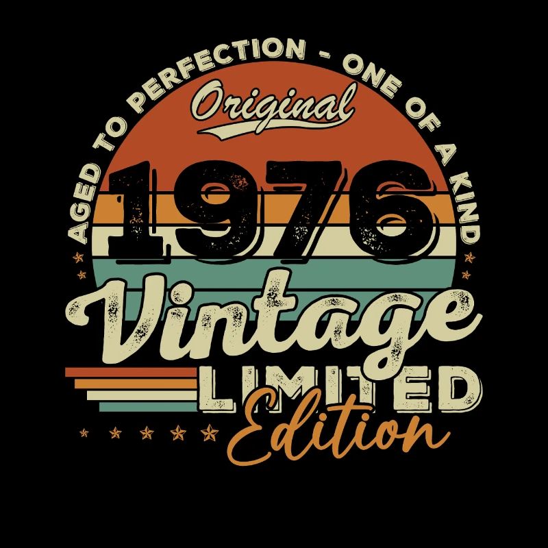 1976 Vintage Retro Geburtstagsgeschenk