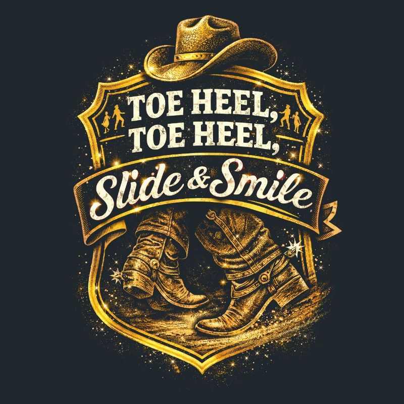 Line Dance Line Dancer Toe Heel