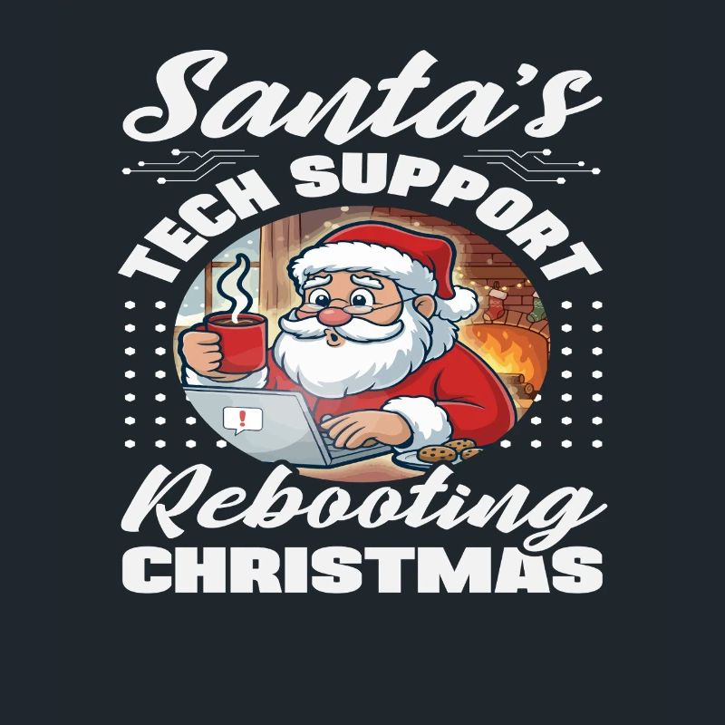 Support technique du Père Noël pour l’informatique de Noël