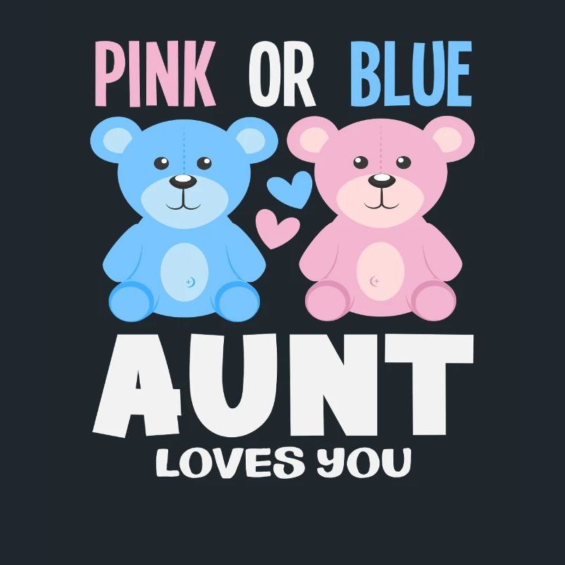 Pink Oder Blau Tante Liebt Dich