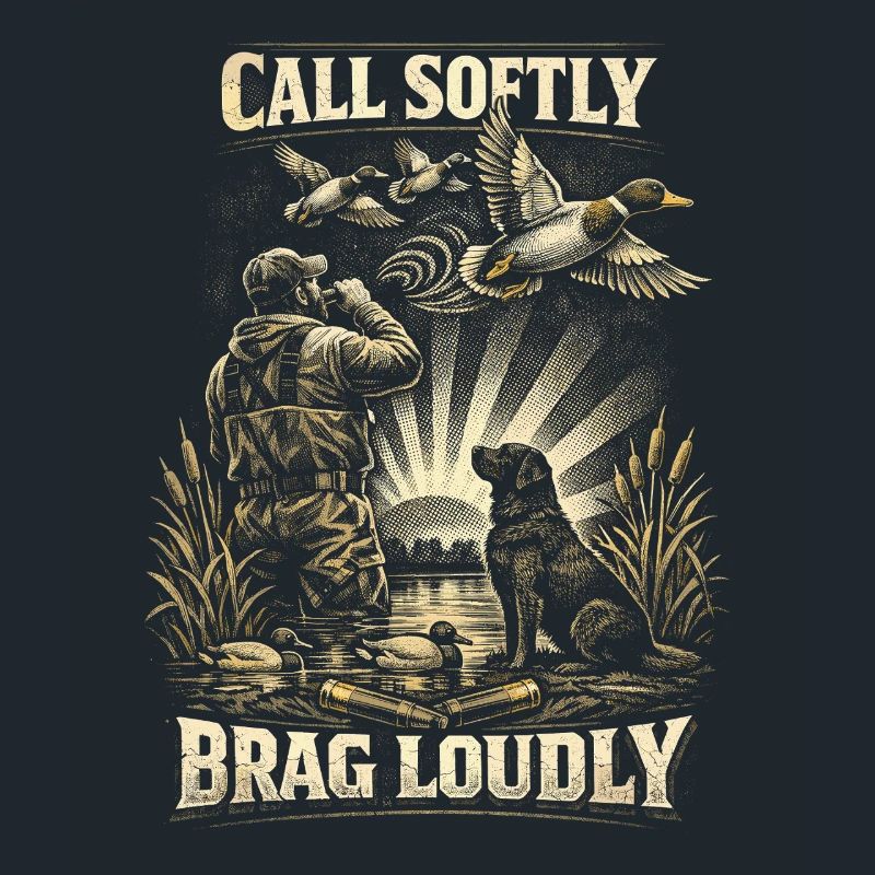 Duck Hunting Call Softly Brag Loudly
