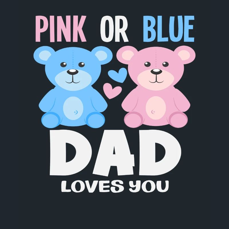 Pink Oder Blau Papa Liebt Dich