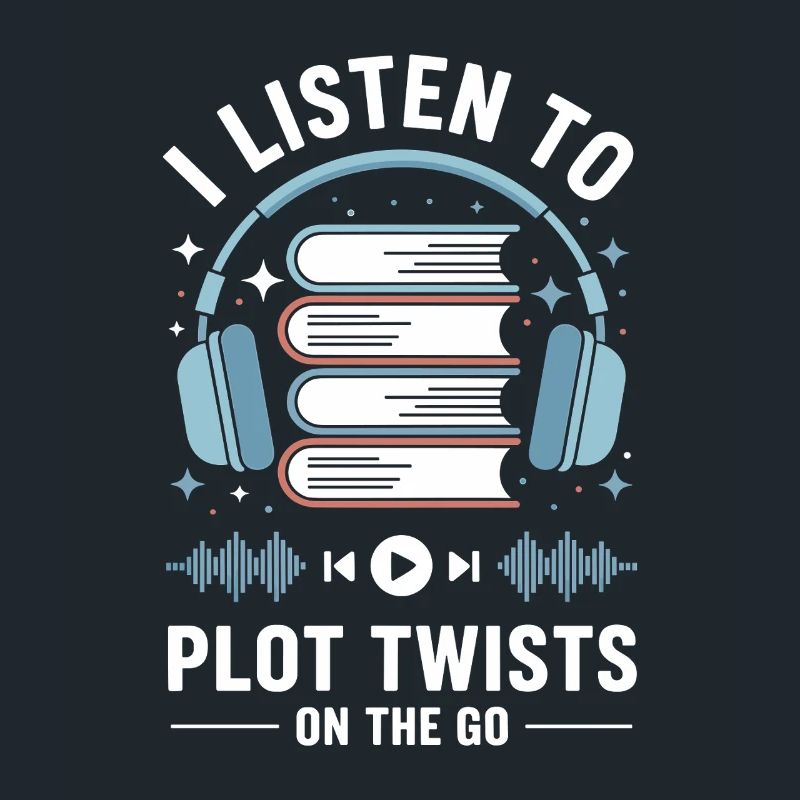 Audiobooks Plot Twists Book Lover Gift