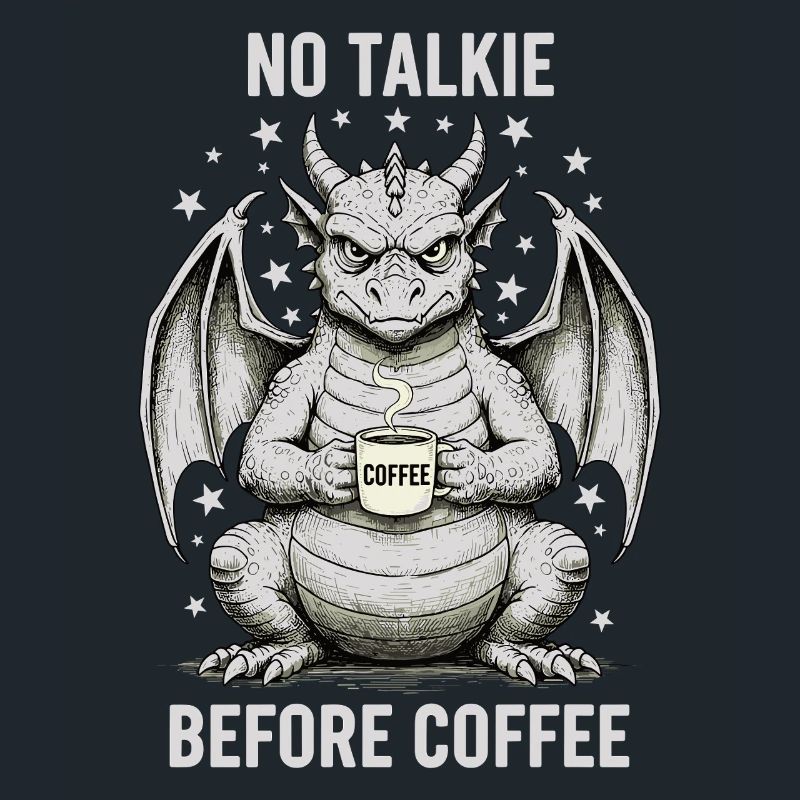 Pas de conversation avant Dragon Amoureux du Café