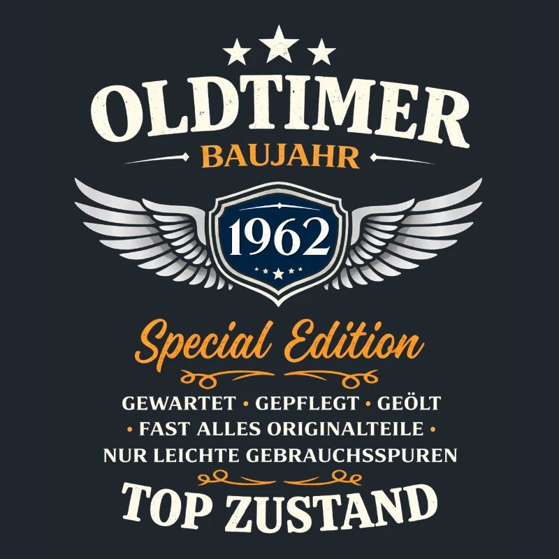 64. Geburtstag Geschenk Mann Oldtimer Vintage 1962