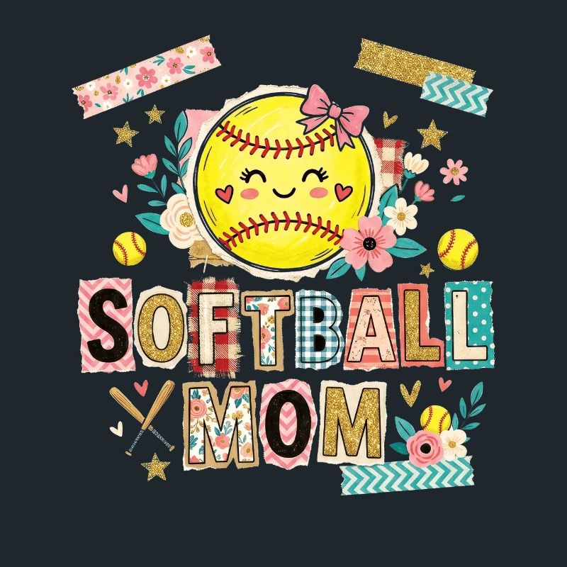 Note de rançon Maman de softball Mère