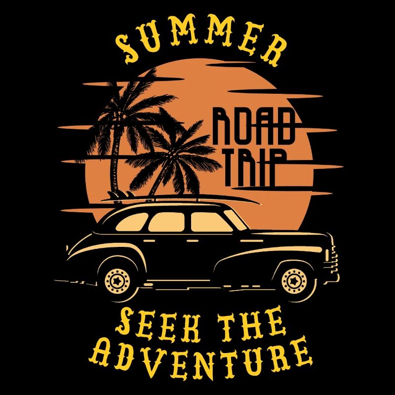 Summer Road Trip Adventure Sunset