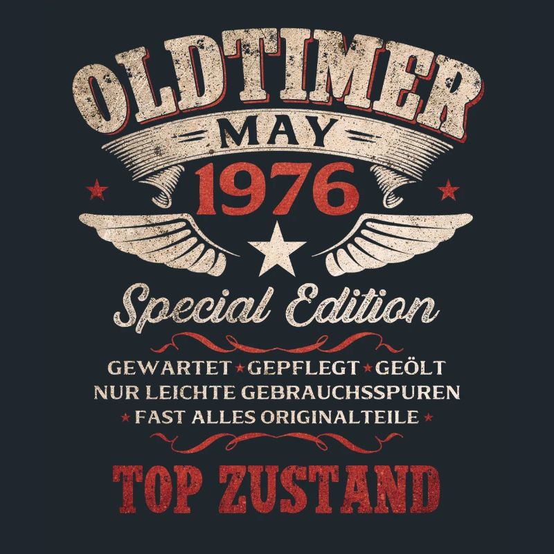 50. Geburtstag Geschenk Mann Oldtimer Mai 1976