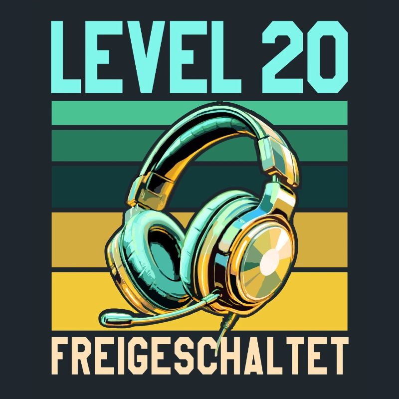 20. Geburtstag Junge Mädchen Gaming Level 20 Jahre
