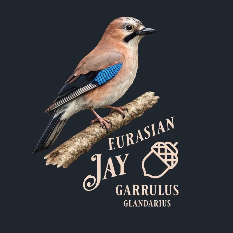 Eurasian Jay Eichelhäher Vogel Design