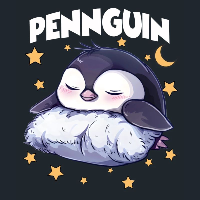 Penguin Pennguin Pajama Late Riser Morning Grouch