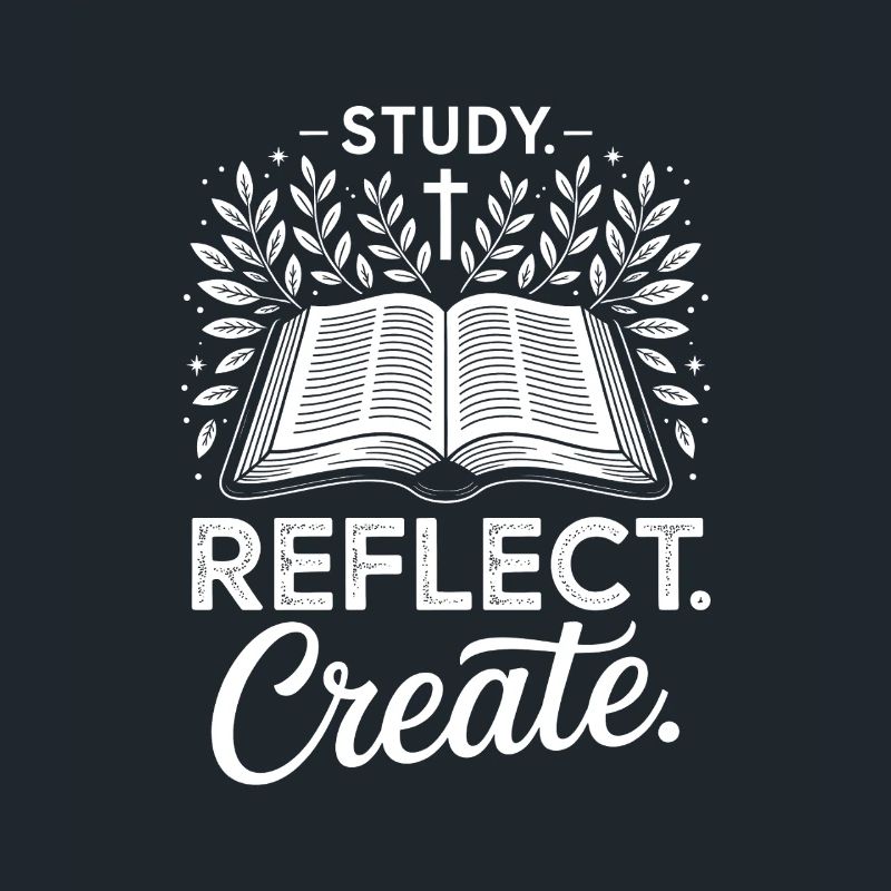 Study Reflect Create: Open Book Laurel