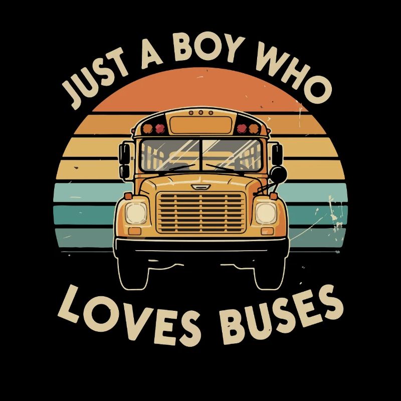 Nur ein Junge liebt Busse