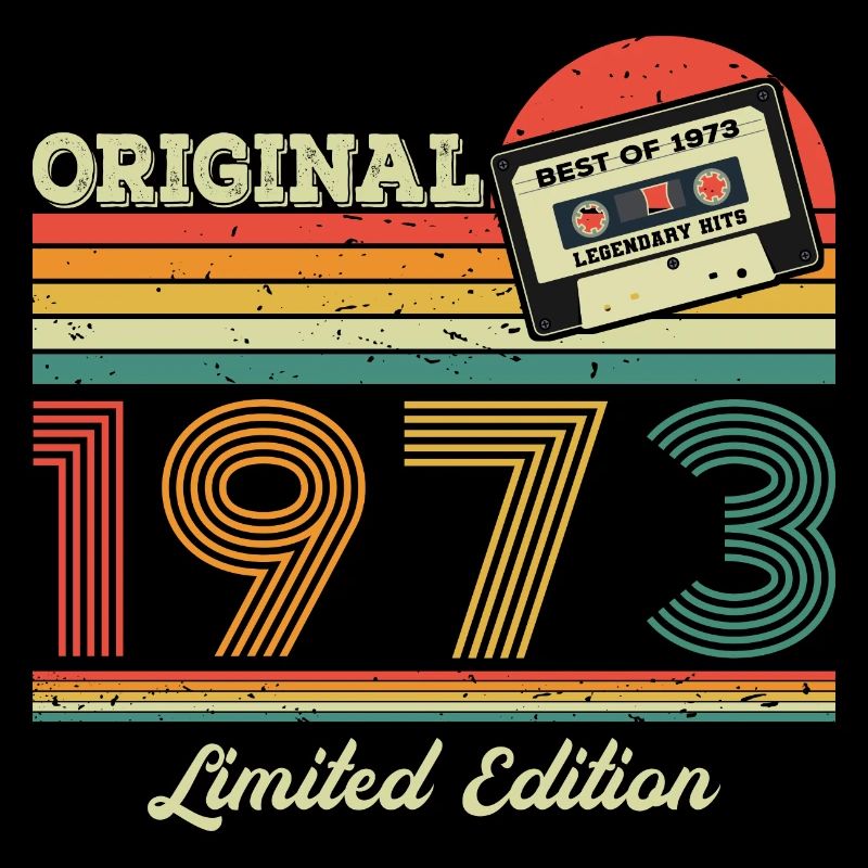 Original 1973 édition limitée millésime année de naissance