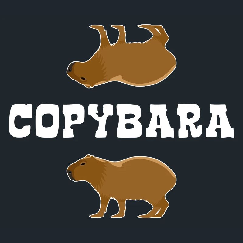 Copybara - Capybara Wortspiel - Copy Paste