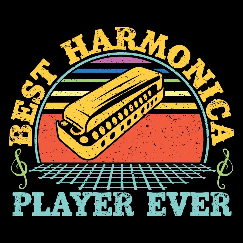 Funny Harmonica Player Best Player Ever Harmonica