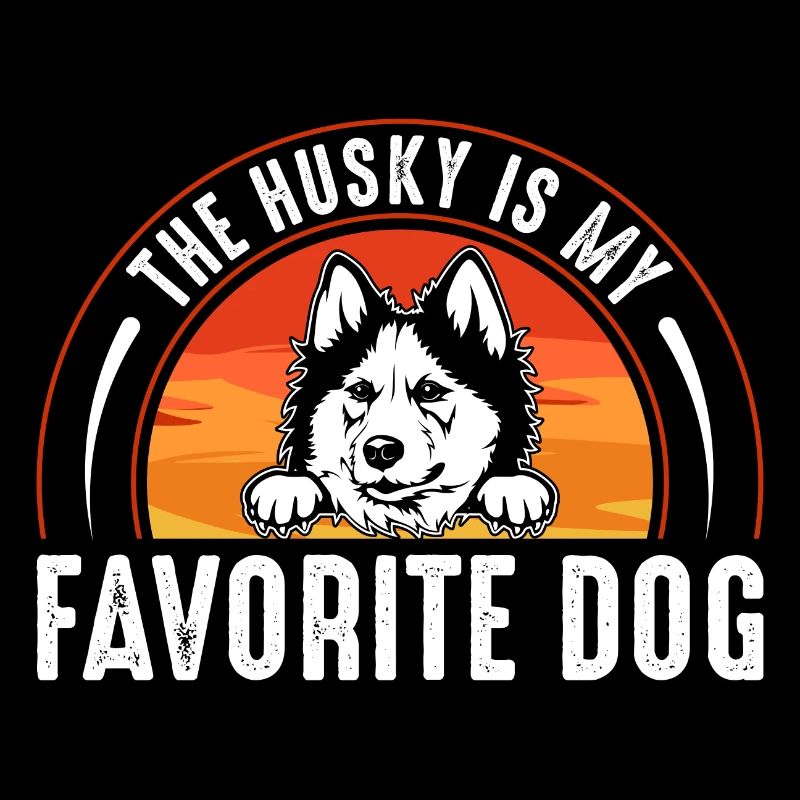 Le husky est mon chien préféré