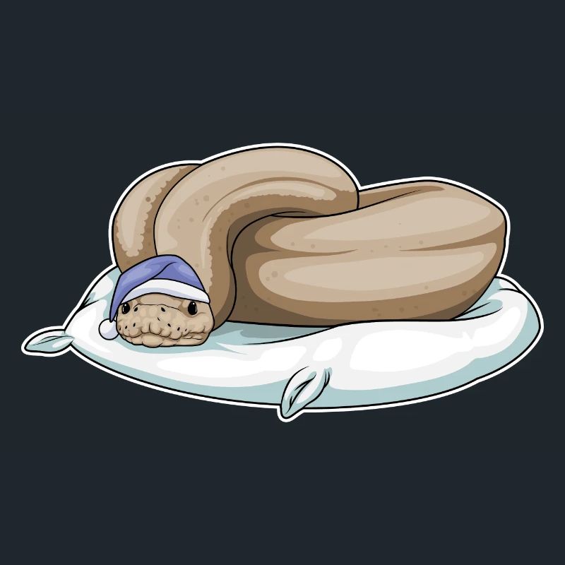 Oreiller de couchage serpent