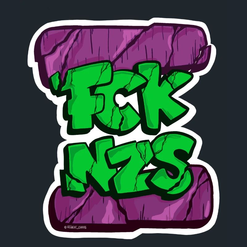FCKNZS vert violet