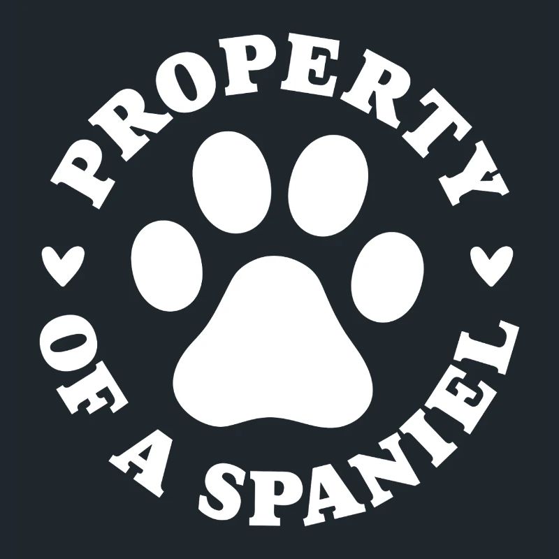 Eigentum eines Spaniels