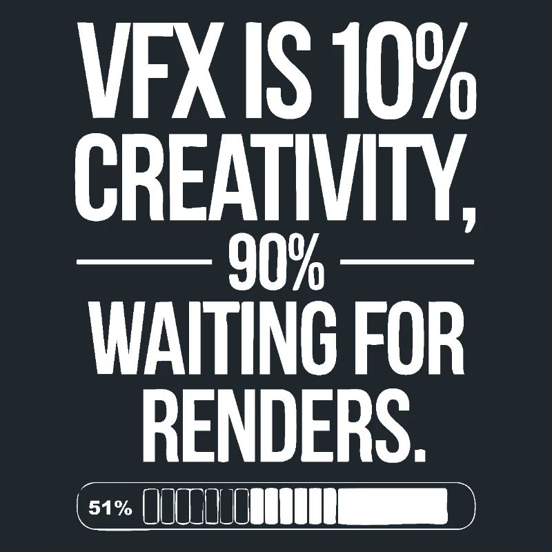 VFX, c’est 10% de créativité et 90% d’attente de rendu