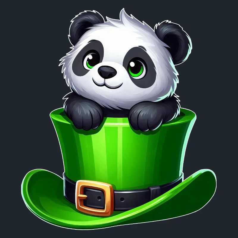Saint-Patrick Panda Cylindre Trèfle