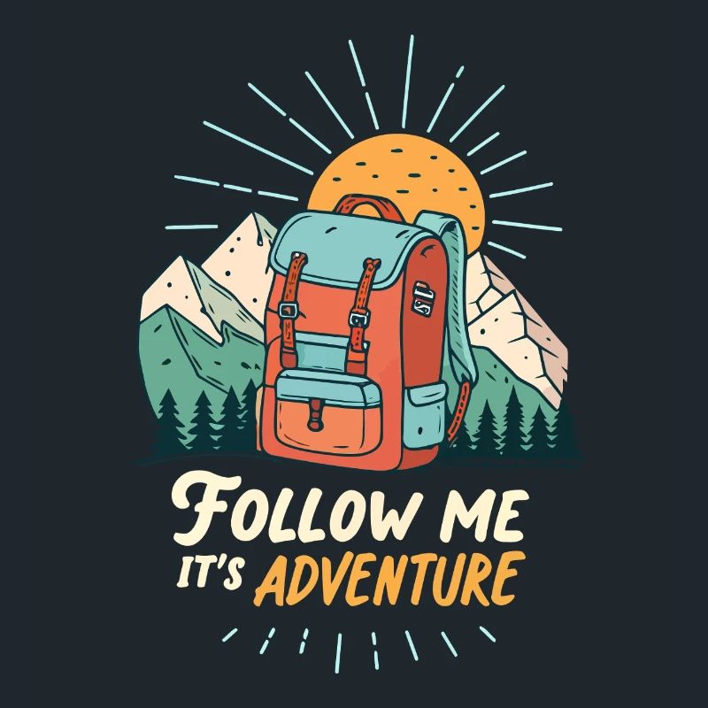 Mountain adventure backpack