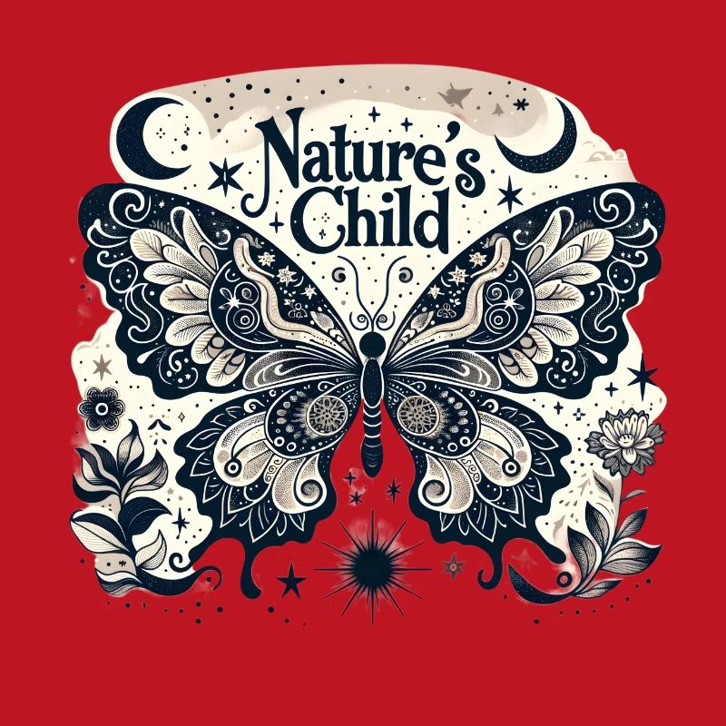 Nature's Child Butterfly Pattern