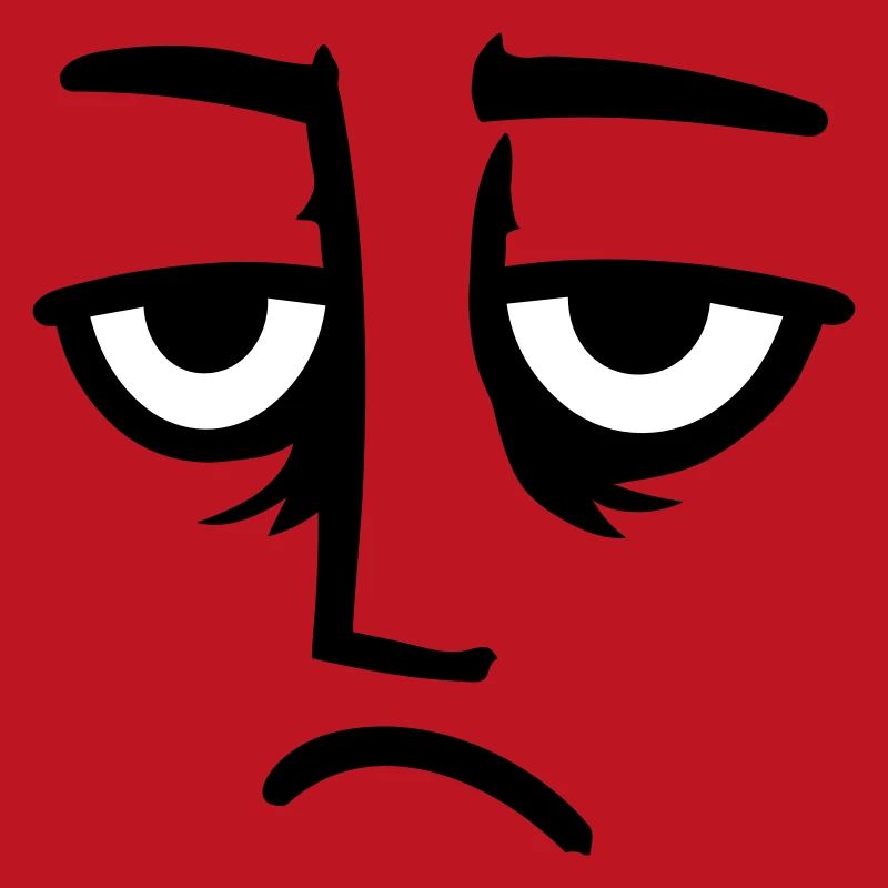 Grumpy sad disappointed face funny