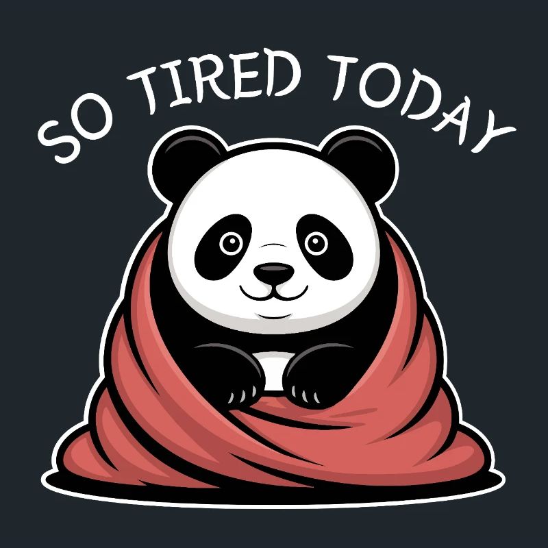 Panda Cuddle Dream Under Blanket