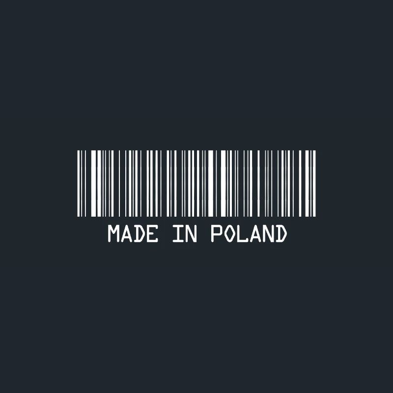 Fabriqué en Pologne - Pologne - Pologne - Code-barres - Dash