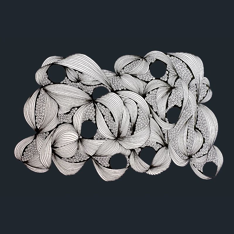 Lined Leaf Weave Pattern