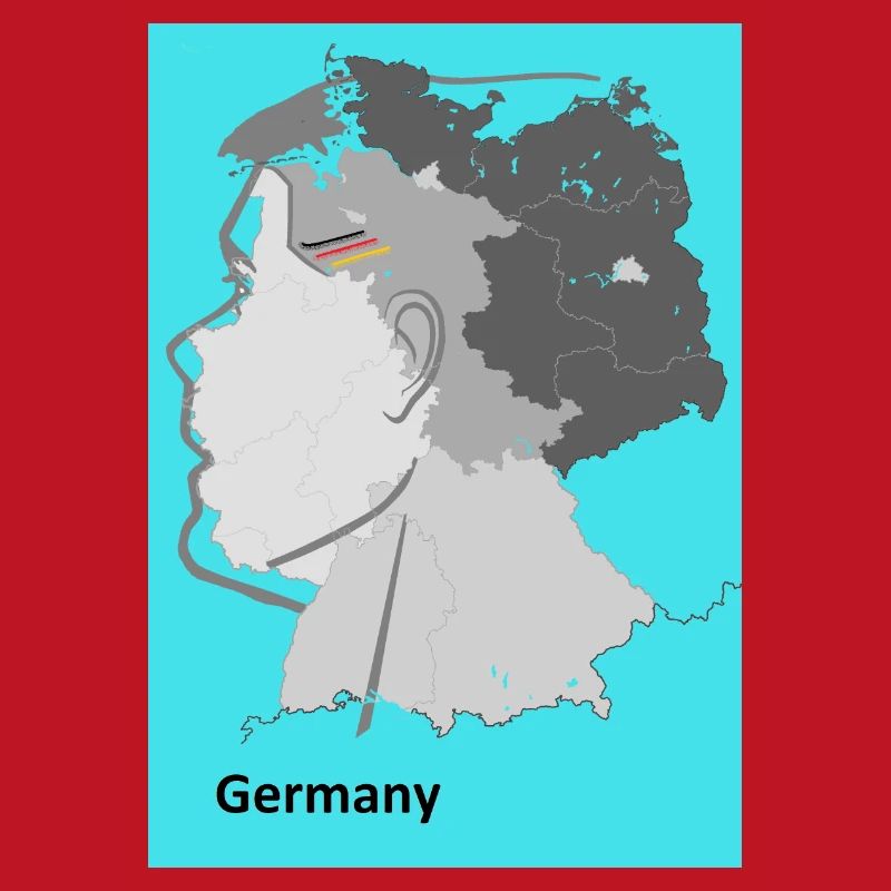 Germany Gradient Map