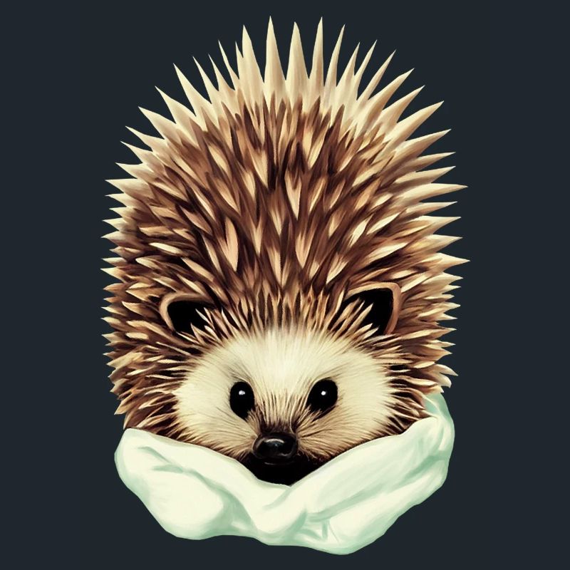 gemütlicher Igel