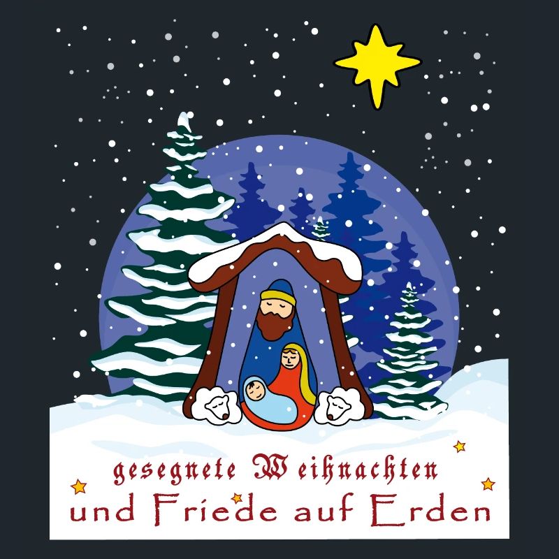 gesegnete Weihnachten, Weihnachtskrippe