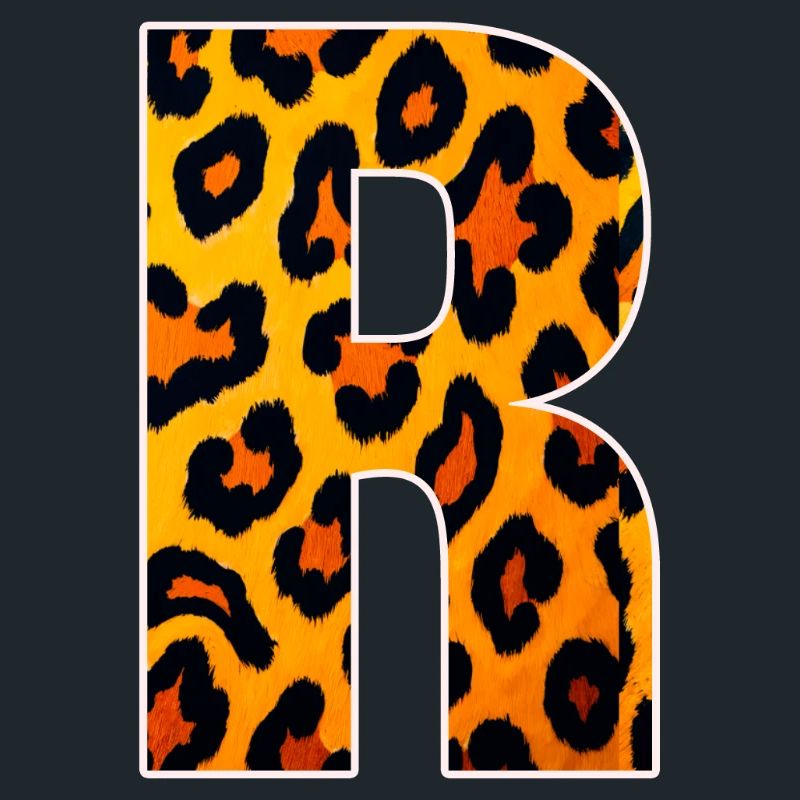 Leopard_Buchstabenmuster_ _R