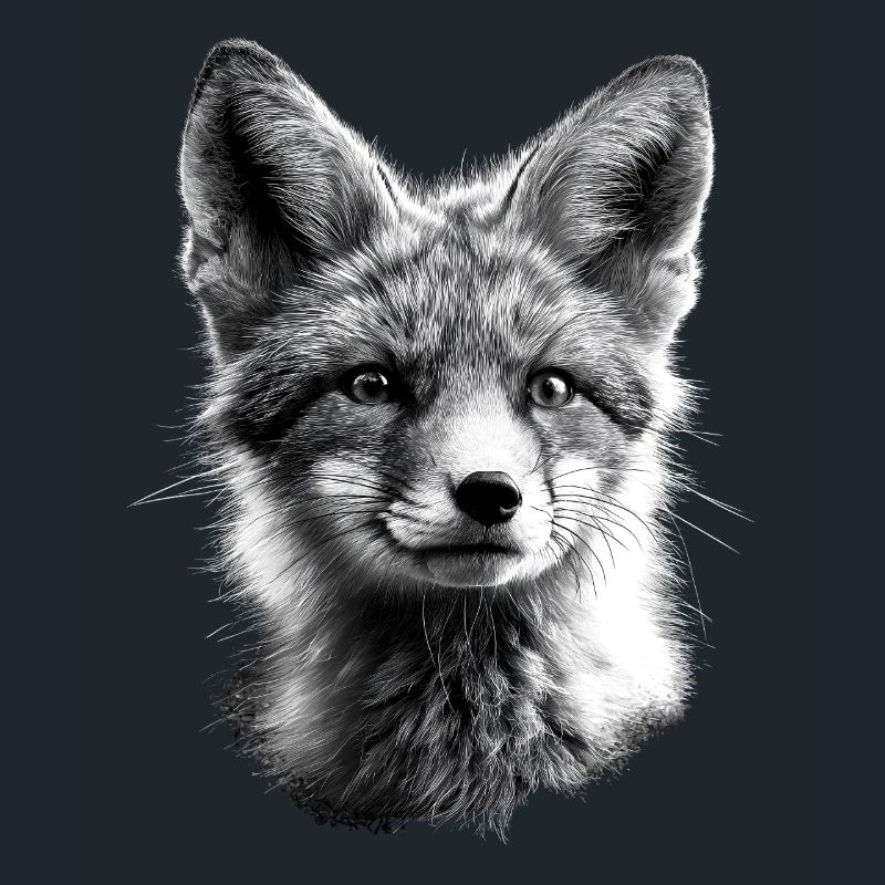 Polarfuchs Schneefuchs Eisfuchs Süßer Weißer Fuchs