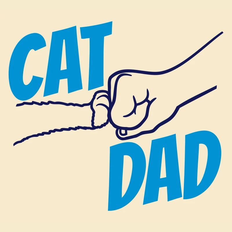 Conception du logo Cat Dad